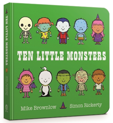Ten Little Monsters Board Book book
