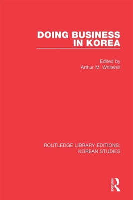 Doing Business in Korea book