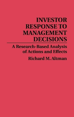 Investor Response to Management Decisions book