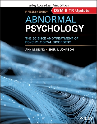 Abnormal Psychology: The Science and Treatment of Psychological Disorders, DSM-5-TR Update book