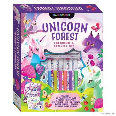 Super Kaleidoscope Kit Unicorn Forest book