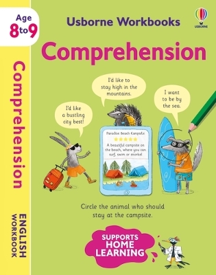 Usborne Workbooks Comprehension 8-9 book