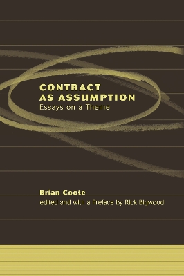 Contract as Assumption book