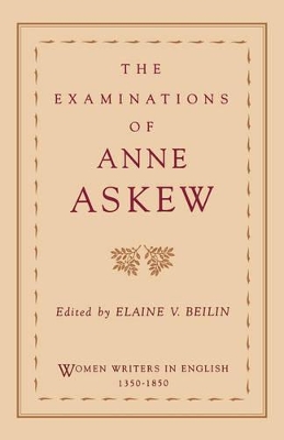 Examinations of Anne Askew book