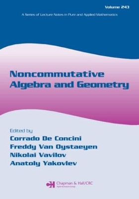 Noncommutative Algebra and Geometry by Corrado De Concini