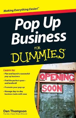 Pop-Up Business For Dummies book