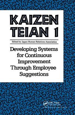 Kaizen Teian 1 by Productivity Press Development Team