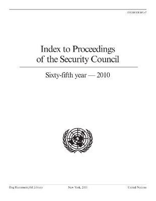 Index to proceedings of the Security Council sixty-fifth year, 2010 book