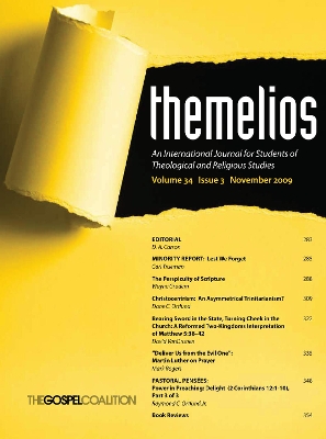 Themelios, Volume 34, Issue 3 book