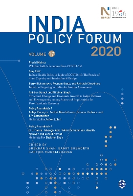 India Policy Forum 2020: Volume 17 book