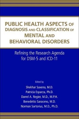 Public Health Aspects of Diagnosis and Classification of Mental and Behavioral Disorders book