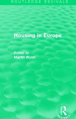 : Housing in Europe (1984) book