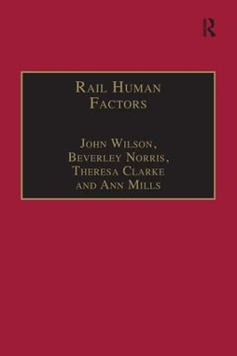 Rail Human Factors by J Wilson