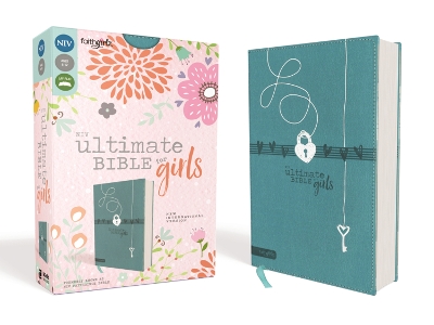 NIV, Ultimate Bible for Girls, Faithgirlz Edition, Leathersoft, Teal book