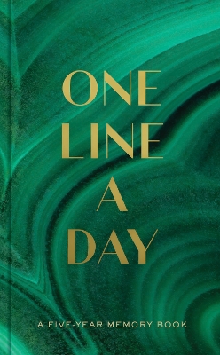 Malachite Green One Line a Day: A Five-Year Memory Book by Chronicle Books