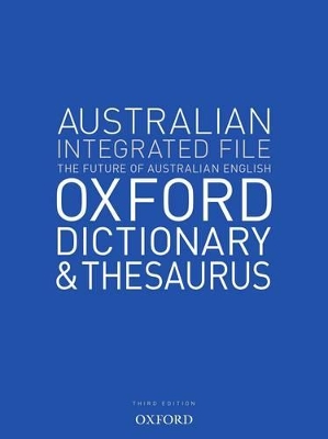 Australian Integrated School File Oxford Dictionary & Thesaurus book