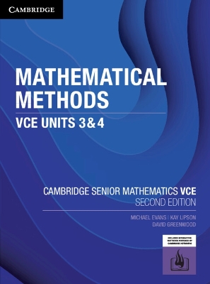 Mathematical Methods VCE Units 3&4 book