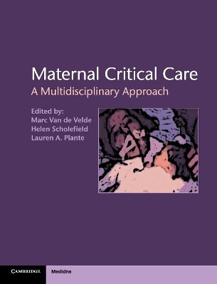 Maternal Critical Care by Marc van de Velde