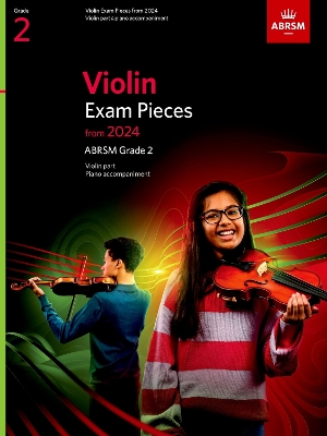 Violin Exam Pieces from 2024, ABRSM Grade 2, Violin Part & Piano Accompaniment book