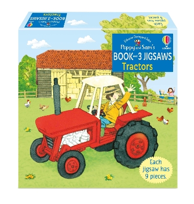 Poppy and Sam's Book and 3 Jigsaws: Tractors book