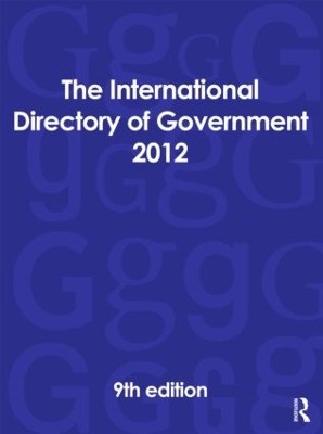 International Directory of Government book