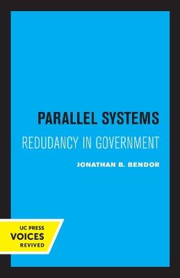 Parallel Systems: Redundancy in Government book