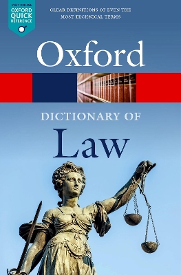 A Dictionary of Law book