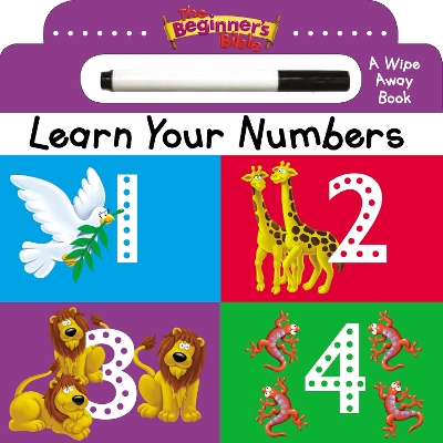 The Beginner's Bible Learn Your Numbers: a Wipe Away book book