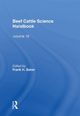 Beef Cattle Science Handbook, Vol. 19 book