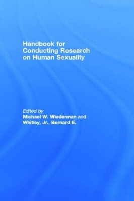 Handbook for Conducting Research on Human Sexuality book