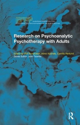 Research on Psychoanalytic Psychotherapy with Adults book