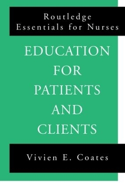 Education For Patients and Clients book