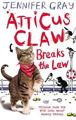 Atticus Claw Breaks the Law book