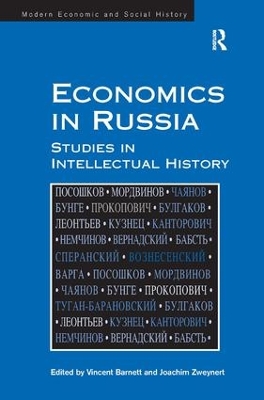 Economics in Russia: Studies in Intellectual History book