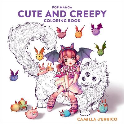 Pop Manga Cute and Creepy Coloring Book book
