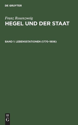 Lebensstationen (1770-1806) book