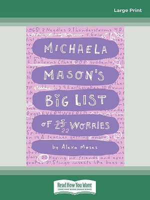 Michaela Mason's Worries #1: Michaela Mason's Big List of 23 Worries! book