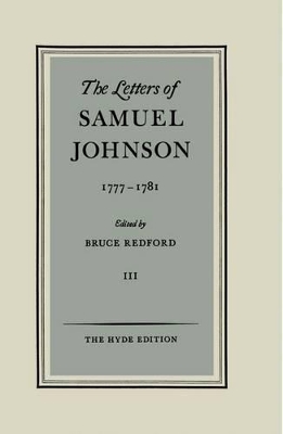 The The Letters of Samuel Johnson by Samuel Johnson