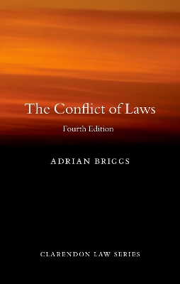 The The Conflict of Laws by Adrian Briggs