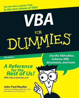 VBA For Dummies book