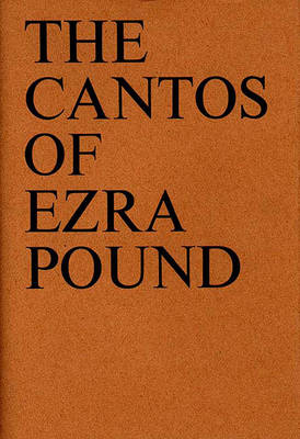 Cantos of Ezra Pound book