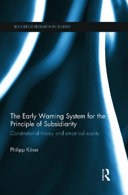 Early Warning System for the Principle of Subsidiarity book