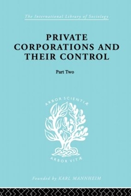 Private Corporations and Their Control book