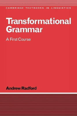 Transformational Grammar book