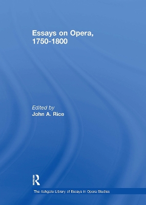 Essays on Opera, 1750-1800 book