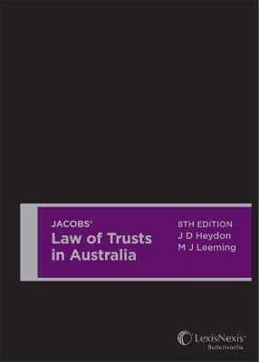 Jacobs' Law of Trusts in Australia book