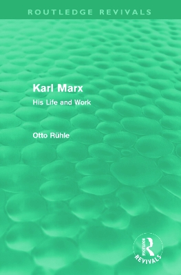 Karl Marx by Otto Rühle