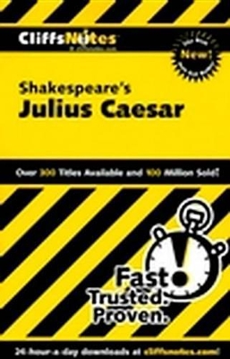 Cliffsnotes on Shakespeare's Julius Caesar book