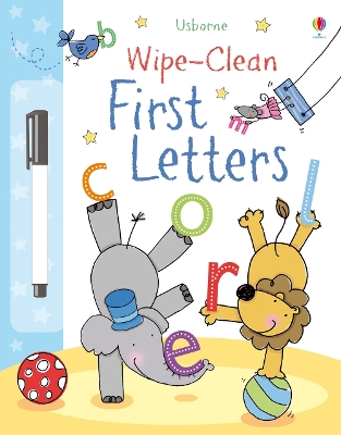Wipe-Clean First Letters book