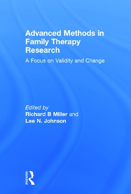 Advanced Methods in Family Therapy Research book